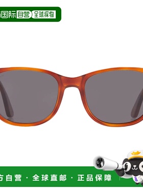 自营Persol Polarized Black Rectangular Unisex Sunglasses PO1