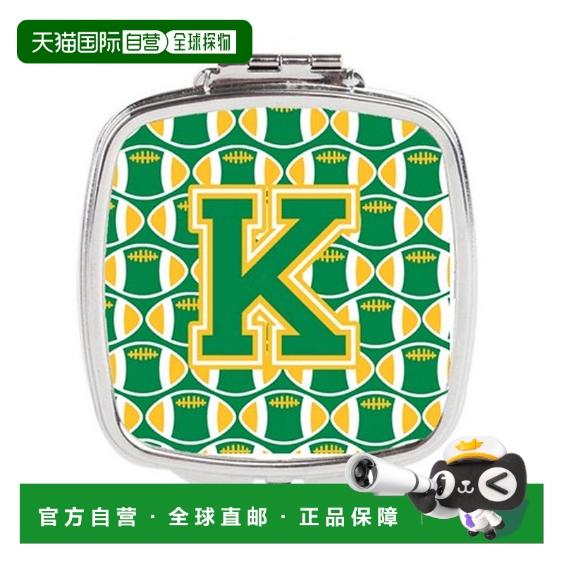 自营 Carolines Treasures CJ1069-KSCM 字母 K 足球绿色和正品