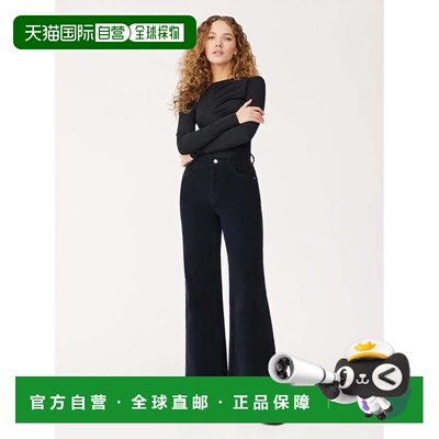 自营Women's DL1961 Hepburn Jeans  Midnight Blue Corduroy Hig