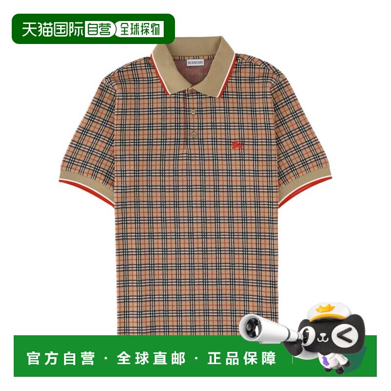 【美国直邮】burberry/博柏利 男士 Polo衫 【付后1h可退】短袖图片