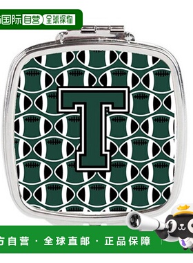 自营 Carolines Treasures CJ1071-TSCM 字母 T 足球绿色和正品