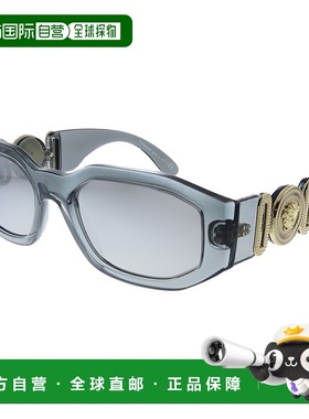 自营 versace范思哲 VE 4361 311/6G 中性方形太阳镜 - 透明灰色