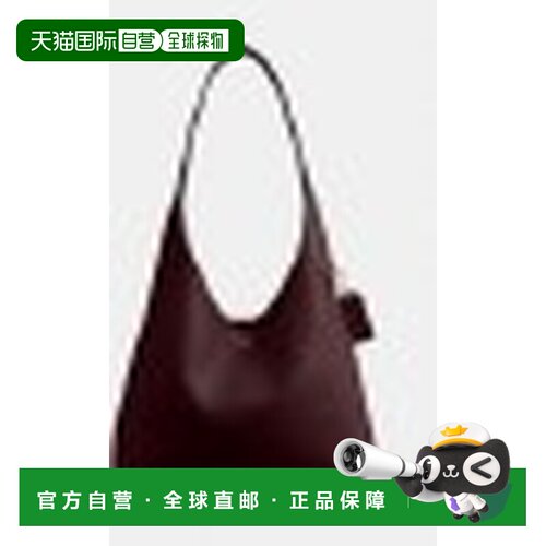 自营 COACH 女士单肩包 CU068B4MER AW2025 蔻驰手提包酒红色