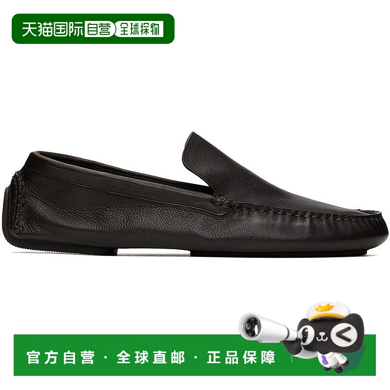 【美国直邮】The Row 棕色 Lucca 乐福鞋