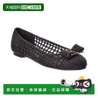 自营salvatore ferragamoFerragamo Varina Leather Ballet Flat