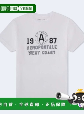 自营Aeropostale West Coast 1987 Graphic Tee - bleach 美国奥