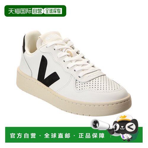 自营VEJA V-10 Prime Leather Sneaker - white 美国奥莱直发