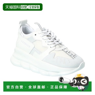 Leather White Sneaker 厚底美国奥莱直发 Mesh 自营Versace