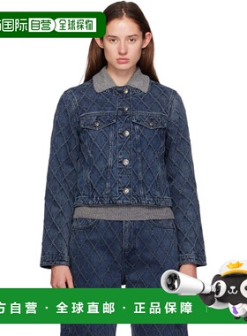 1h可退 香港直邮潮奢 rag bone 瑞格布恩 女士 蓝色 Cora Quilted