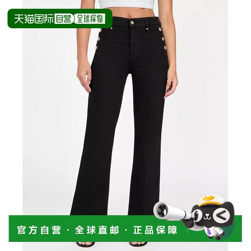 1h可退 【美国直邮】guess 女士 休闲裤裤子喇叭裤牛仔裤