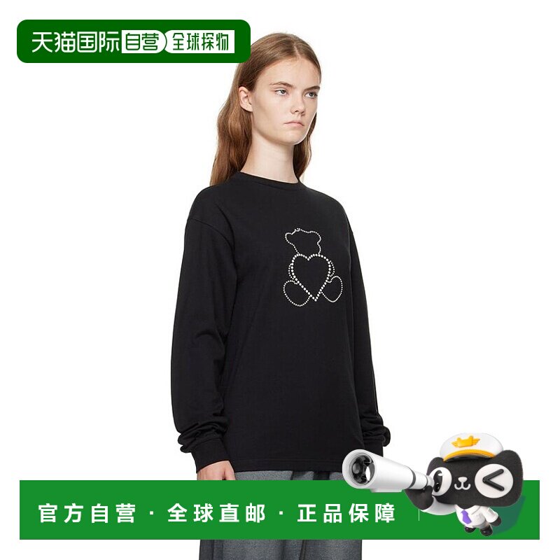 1h可退 【美国直邮】we11done女士T恤长袖圆领上装简约时尚舒适透