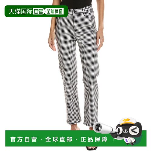 自营FRAME Denim Le Sleek Black Multi Straight Jean - black