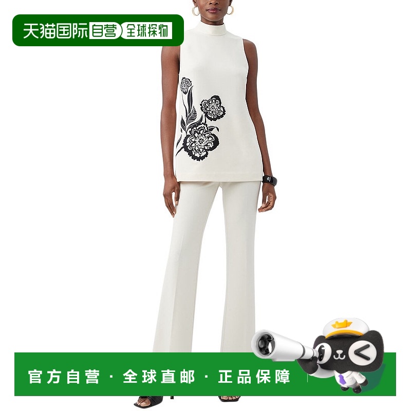 自营 trina turk天合土耳其Isha 2顶棕褐色 美国奥莱直发上衣女装