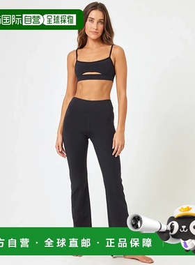 自营l spaceL*Space Rush Bra Women's  Black Stretch Cut Out A