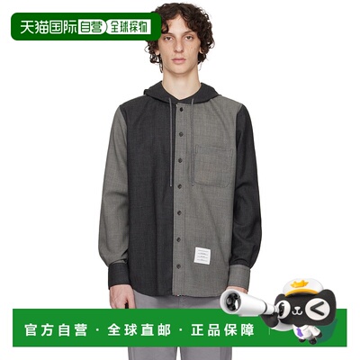 1h可退 香港直邮潮奢 Thom Browne 汤姆 布朗 男士 灰色 Fresco F