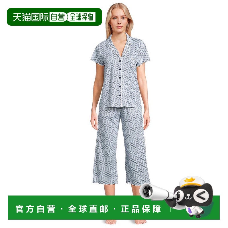 1h可退 【美国直邮】karen neuburger 女士 休闲裤七分裤抽绳套装