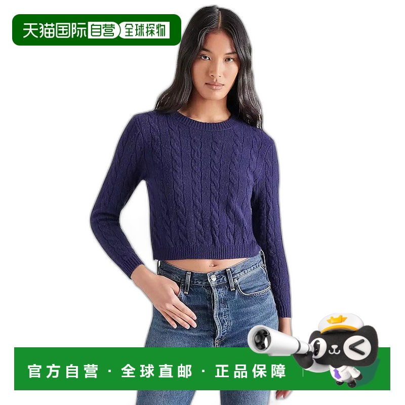 1h可退 【美国直邮】Steve Madden/思美登女士毛衣圆领时尚休闲保