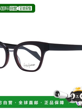 自营yohji yamamoto山本耀司中性款眼镜架-棕色 美国奥莱直发