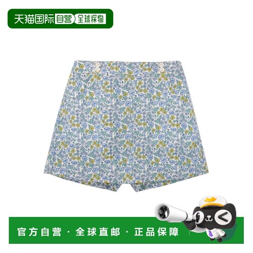 自营Hope & Henry Button Front Skort - blue 美国奥莱直发
