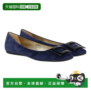 自营 Roger Vivier 女士浅蓝色平底鞋 - 浅蓝色 美国奥莱直发单鞋