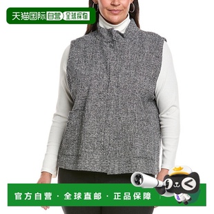 灰色 Plus领背心 美国奥莱直发 FISHER 自营EILEEN