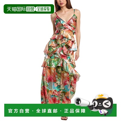 自营 Ramy Brook Harlen 礼服 - 橙色 美国奥莱直发连衣裙长裙