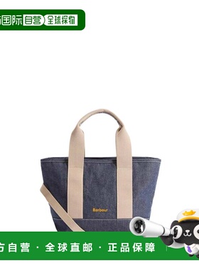 自营barbourMini Mya Denim Tote Bag - blue 美国奥莱直发