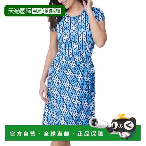 自营J.McLaughlin帽子Elora连衣裙-蓝色 美国奥莱直发