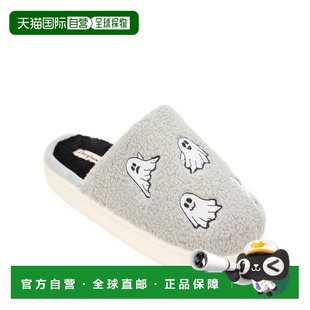 自营Dearfoams Unisex Adult Halloween Scuff Slipper - grey 美