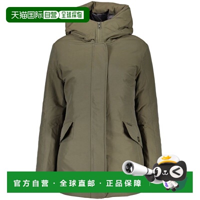 自营Woolrich Cotton Women Women's Jacket - green 美国奥莱直