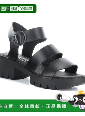 自营 FLY London Egly 皮革凉鞋 - 黑色 美国奥莱直发