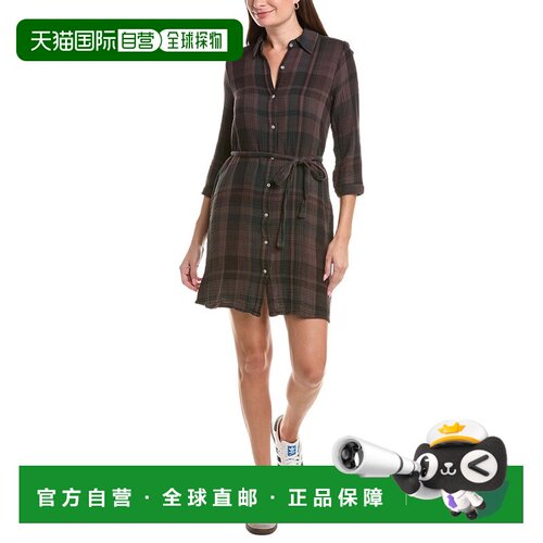 自营Michael Stars Polly Shirtdress-红色 美国奥莱直发
