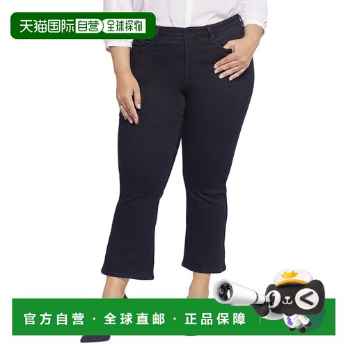 自营NYDJ Plus Fiona Whimsical Slim Jean - red 美国奥莱直发