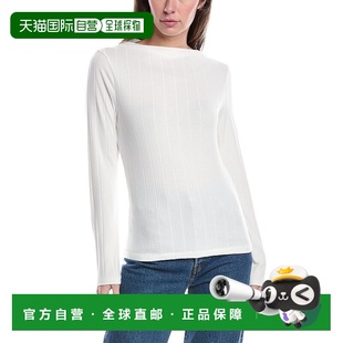 bone Marie 宽罗纹上衣 美国奥莱直发 自营 白色 rag