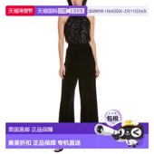 black 自营Vince 美国奥莱直发 Velvet Jumpsuit Camuto Sequin