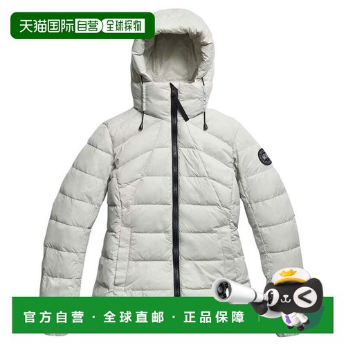 美国直邮自营canada goose加拿大鹅雅培连帽衫黑色圆盘夹克-蓝色