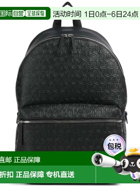 自营hugo bossHugo Men's Ethon 2.0 Faux Leather Backpack, Bla