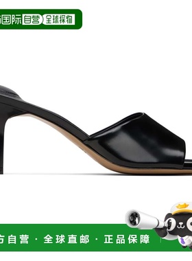 1h可退 香港直邮潮奢 Jacquemus 女士 黑色 The Cubisto 穆勒鞋 2