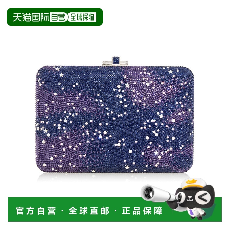 自营judith leiber coutureSLIM SLIDE-银色深靛蓝色多色 美国奥