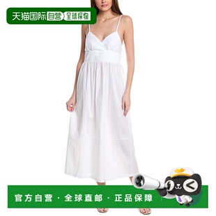 White 自营Alpha Dress Midi 美国直发奥莱吊带连衣裙 Studio