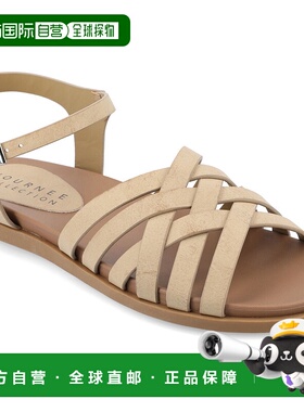 自营 journee collectionJournee 系列女式 Kimmie 凉鞋 - 灰褐色