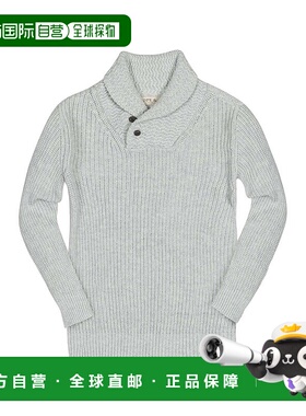 自营 hope & henryHope&Henry Shawl领扣毛衣-灰色 美国奥莱直发