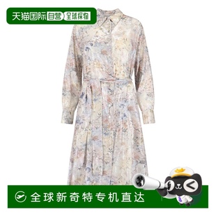 golden 衬衫 自营 goose花朵褶皱大码 美国奥莱直 连衣裙 多色