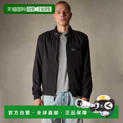 自营 members onlyMen's Athletic Club Jacket - black 美国奥莱