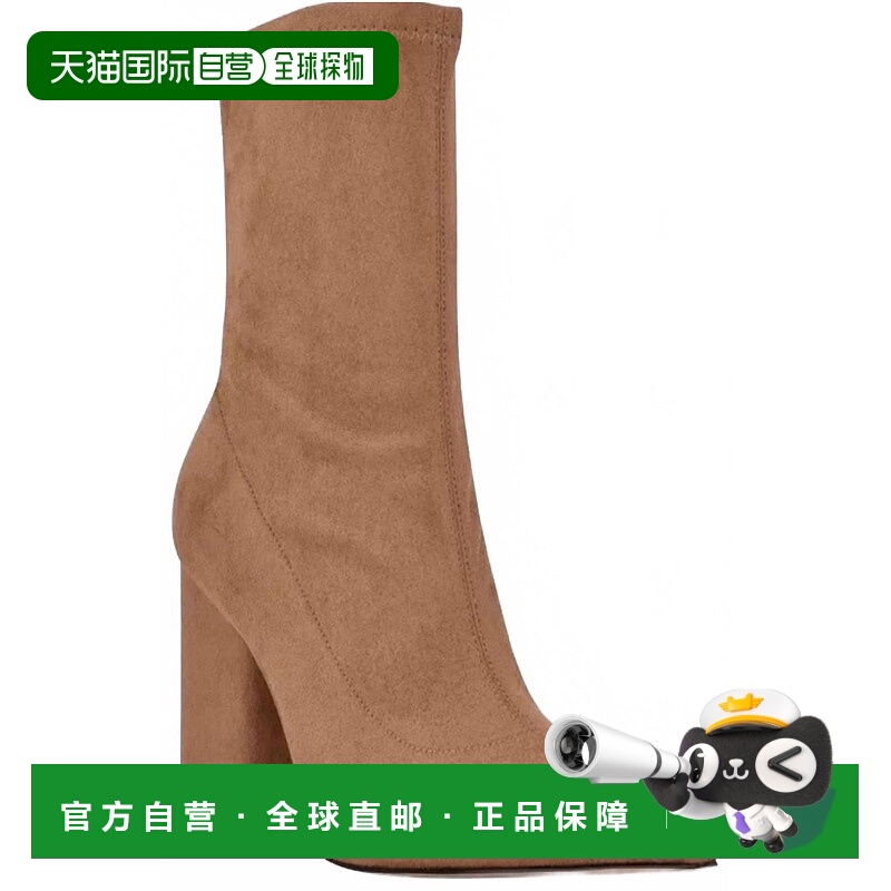 自营marc fisher黄褐色拉里尖头踝靴 美国奥莱直发