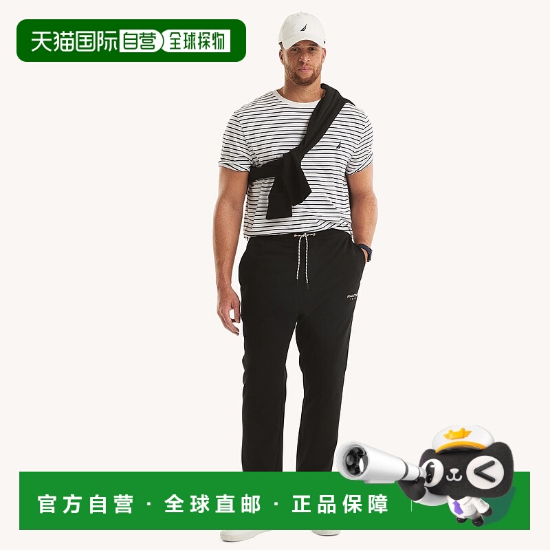 自营 Nautica男士大号高羊毛慢跑鞋-真黑色 美国奥莱直发运动裤