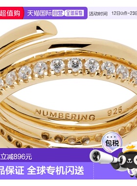 1h可退 香港直邮潮奢 numbering 女士 #8406 戒指 8406Gold