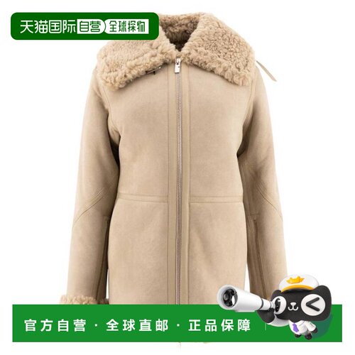 自营Burberry Shearling Aviator Jacket - field 美国奥莱直发