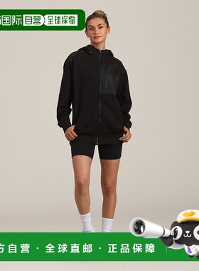 自营members only女式 Austin 拉链大连帽衫 黑色 美国奥莱直发