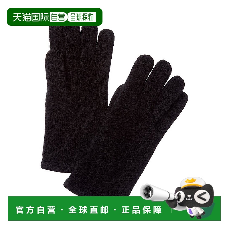 自营sofiacashmere Touch Screen Cashmere Glove - black 美国奥